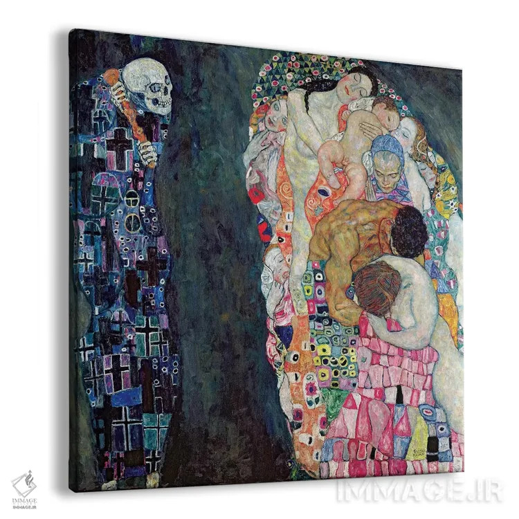 تابلو مرگ و زندگی، حدود ۱۹۱۱ اثر گوستاو کلیمت - نمای پرسپکتیو محصول