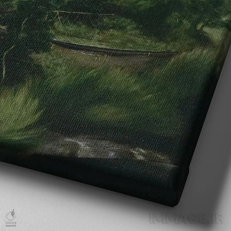 تابلو نمای تولدو، حدود ۱۵۹۷-۱۵۹۹ اثر ال گرکو (نقاش یونانی-اسپانیایی) - نمای نزدیک بافت بوم