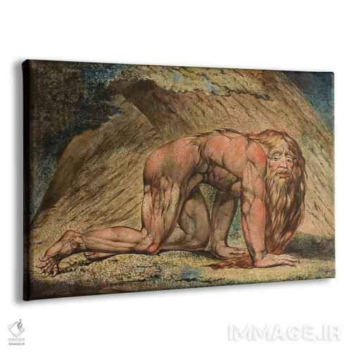 تابلو نبوکدنصر، ۱۷۹۵ (موزه هنر مینیاپولیس) اثر ویلیام بلیک (نقاش و شاعر انگلیسی) - نمای پرسپکتیو محصول