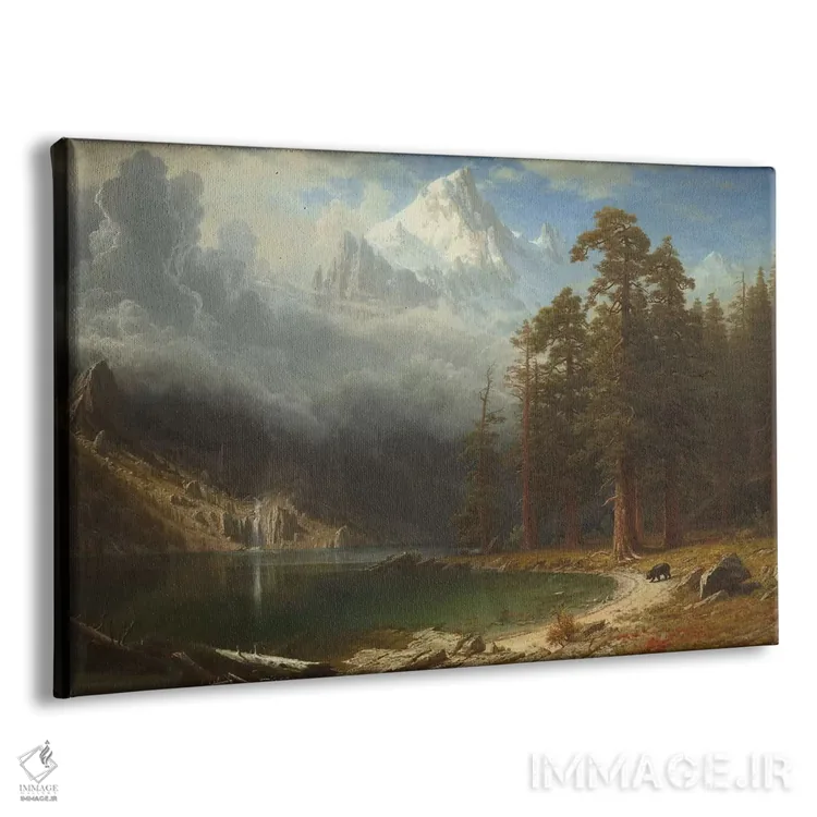 تابلو کوه کورکوران، حدود ۱۸۷۶-۱۸۷۷ اثر آلبرت بیرشتات (نقاش منظره آمریکایی) - نمای پرسپکتیو محصول