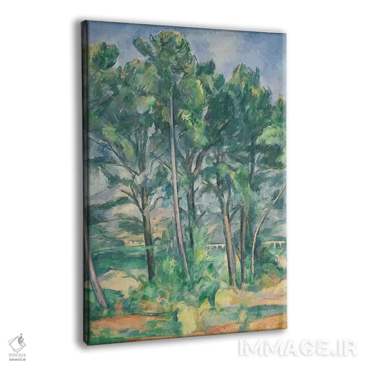 تابلو قنات اثر پل سزان - نمای پرسپکتیو محصول