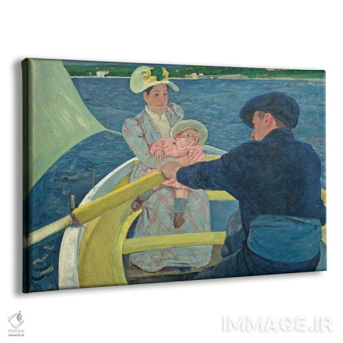 تابلو مهمانی قایقسواری، ۱۸۹۳–۹۴ اثر مری استیونسون کاسات (نقاش آمریکایی) - نمای پرسپکتیو محصول