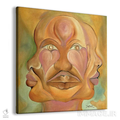 تابلو چهرههای آمیزش اثر آیکال بکفورد - نمای پرسپکتیو محصول