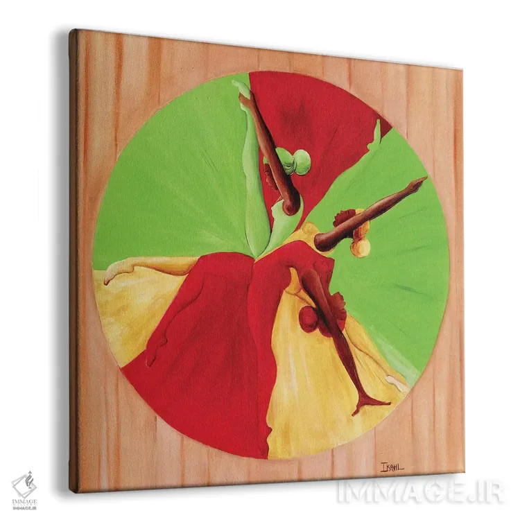 تابلو دایره رقص اثر آیکال بکفورد - نمای پرسپکتیو محصول