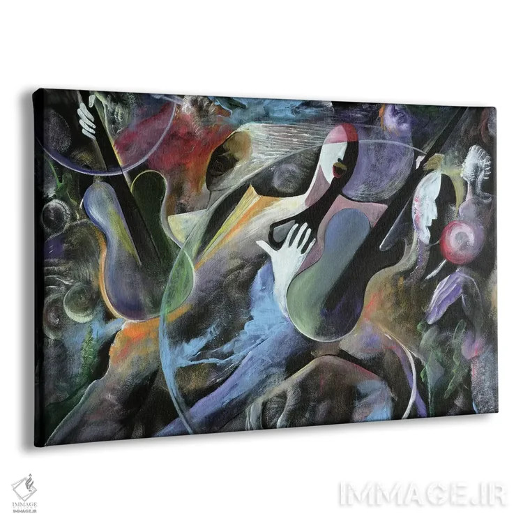 تابلو جَمزدن (بداههنوازی موسیقی) اثر آیکال بکفورد - نمای پرسپکتیو محصول