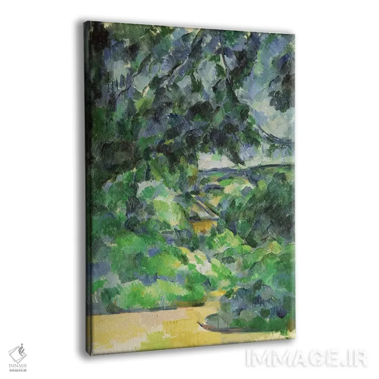 تابلو c.1903,منظره آبی، حدود ۱۹۰۳ اثر پل سزان - نمای پرسپکتیو محصول