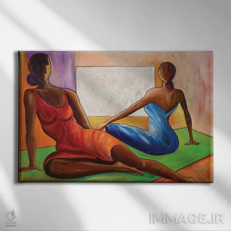 تابلو بازتابها اثر آیکال بکفورد - نمای روبهرو روی دیوار