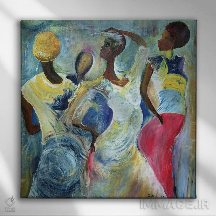 تابلو نمایش خواهری (یا عمل خواهری؛ وابسته به نمایش موزیکال) اثر آیکال بکفورد - نمای روبهرو روی دیوار