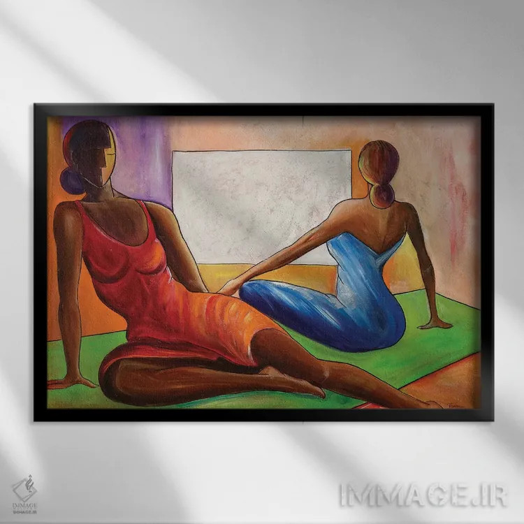 تابلو بازتابها اثر آیکال بکفورد - نمای قابدار مشکی