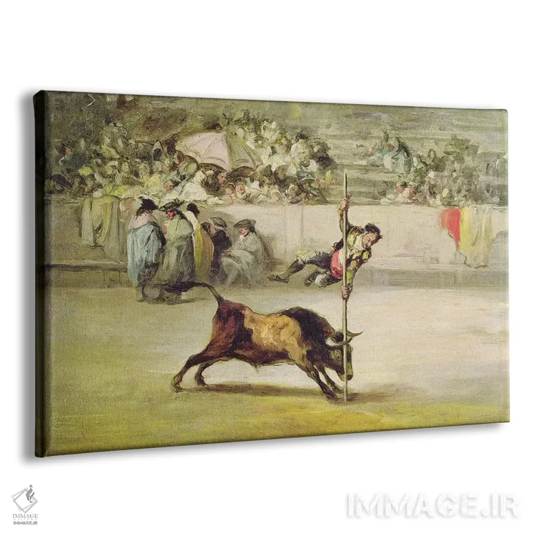 تابلو چابکی و جسارت خوانیتو آپینانی در میدان مادرید اثر فرانسیسکو گویا (نقاش و چاپگر اسپانیایی) - نمای پرسپکتیو محصول