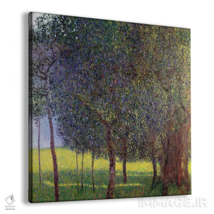 تابلو 1901,درختان میوه، ۱۹۰۱ اثر گوستاو کلیمت - نمای پرسپکتیو محصول