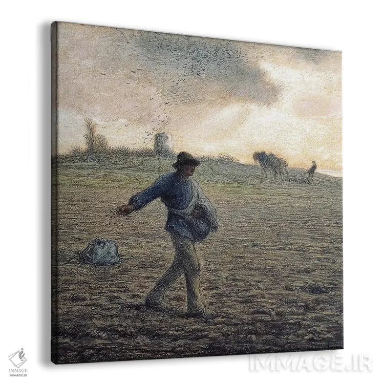 تابلو بذرپاش (مجموعه خصوصی) اثر ژان فرانسوا میه - نمای پرسپکتیو محصول