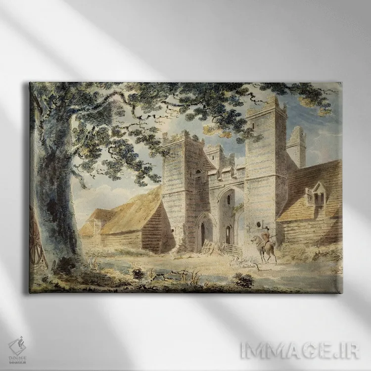 تابلو Margate, c.1791,کنگر فرنگی (Dent de Lion)، مارگیت، حدود ۱۷۹۱ اثر جی.ام.دبلیو. ترنر (نقاش بزرگ انگلیسی) - نمای روبهرو روی دیوار