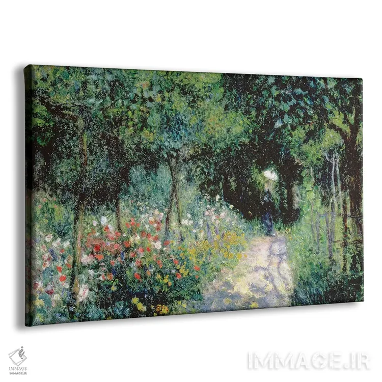 تابلو 1873,زنان در باغ، ۱۸۷۳ اثر پیر-اوگوست رنوار - نمای پرسپکتیو محصول