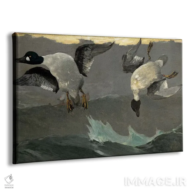 تابلو 1909,راست و چپ، ۱۹۰۹ اثر وینسلو هومر - نمای پرسپکتیو محصول