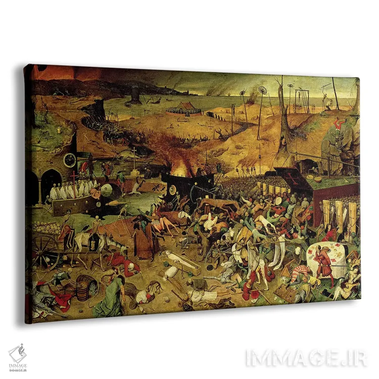 تابلو c.1562,پیروزی مرگ، حدود ۱۵۶۲ اثر پییتر بروگل پدر (نقاش هلندی) - نمای پرسپکتیو محصول