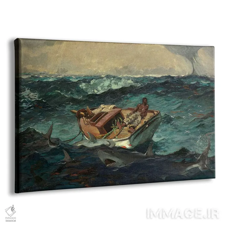 تابلو 1899,جریان خلیج، ۱۸۹۹ اثر وینسلو هومر - نمای پرسپکتیو محصول