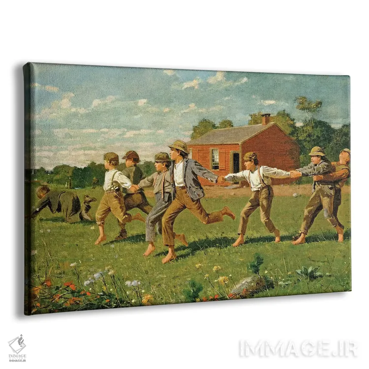 تابلو 1872 (Metropolitan Museum Of Art, NYC),شلاق بازی، ۱۸۷۲ (موزه متروپولیتن نیویورک) اثر وینسلو هومر - نمای پرسپکتیو محصول
