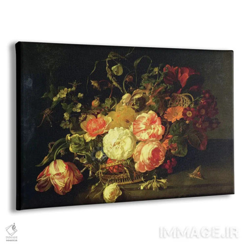 تابلو گلها و حشرات، ۱۷۱۱ اثر ریچل رویش - نمای پرسپکتیو محصول