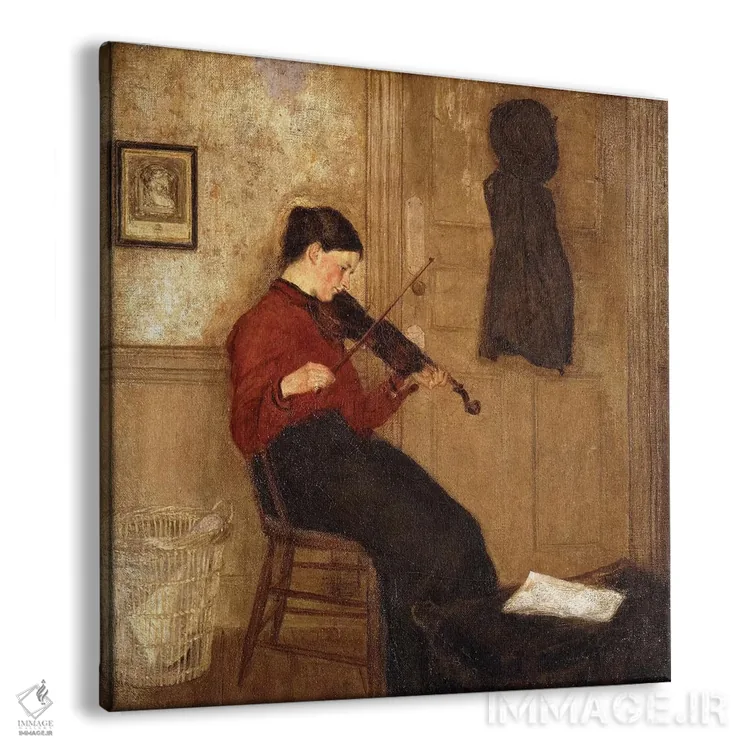 تابلو زن جوان با ویولن، ۱۸۹۷–۹۸ اثر گوئن جان - نمای پرسپکتیو محصول