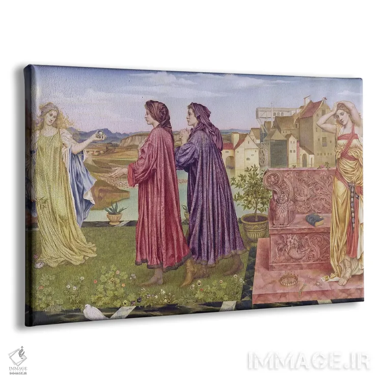 تابلو باغ فرصت، ۱۸۹۲ اثر اولین دو مورگان (نقاش انگلیسی) - نمای پرسپکتیو محصول