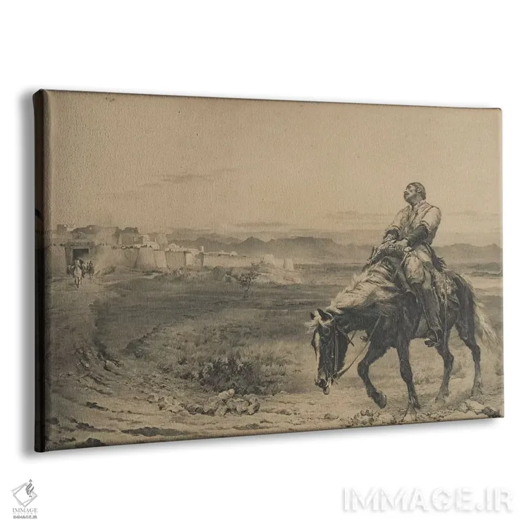 تابلو بازماندگان یک ارتش اثر لیدی باتلر (نقاش بریتانیایی) - نمای پرسپکتیو محصول