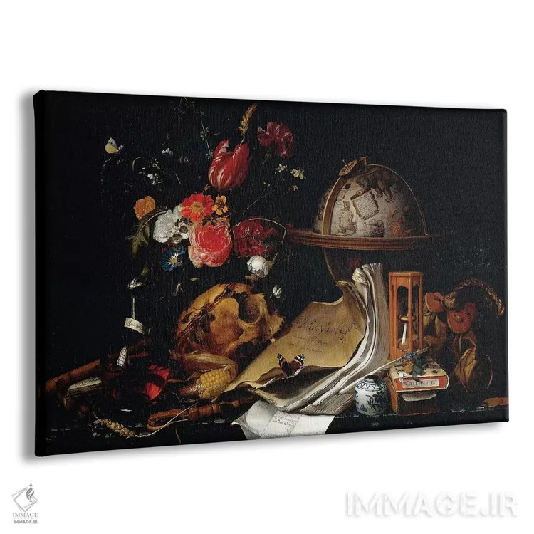 تابلو وانیتاس (طبیعت بیجان نماباور مرگ) اثر پییتر کلایز - نمای پرسپکتیو محصول