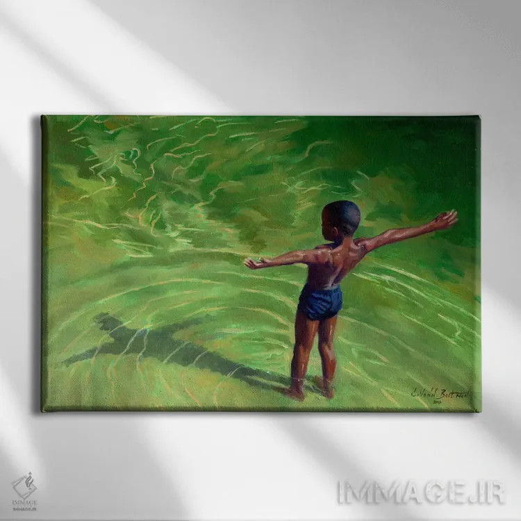 تابلو 2011,من، ۲۰۱۱ اثر کالین بوتمن - نمای روبهرو روی دیوار