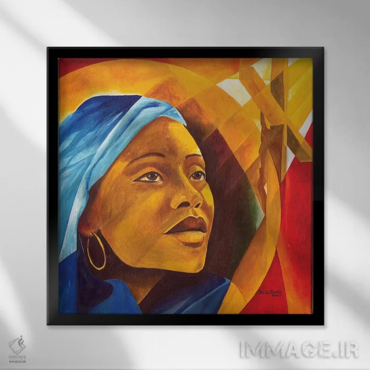 تابلو 2006,اولین مادر، ۲۰۰۶ اثر پاتریشیا برینتل - نمای قابدار مشکی