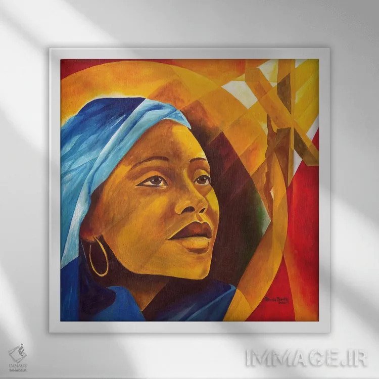 تابلو 2006,اولین مادر، ۲۰۰۶ اثر پاتریشیا برینتل - نمای قابدار سفید