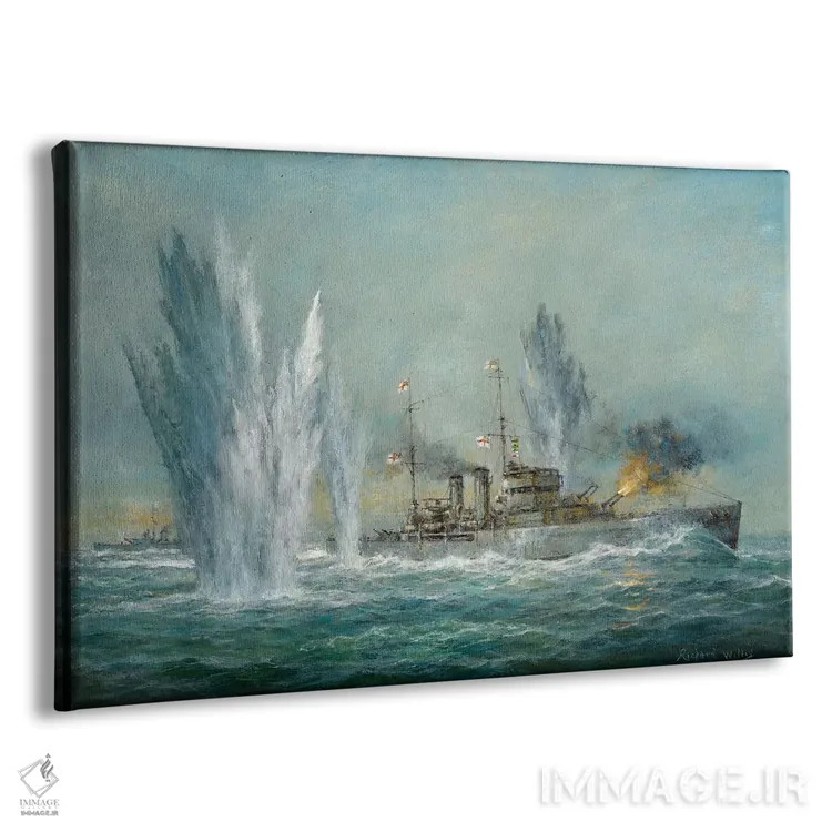 تابلو 2009,اچاماس اکستر در رویداد گاف اسپرِی در نبرد ریو پلاته، ۲۰۰۹ اثر ریچارد ویلیس - نمای پرسپکتیو محصول