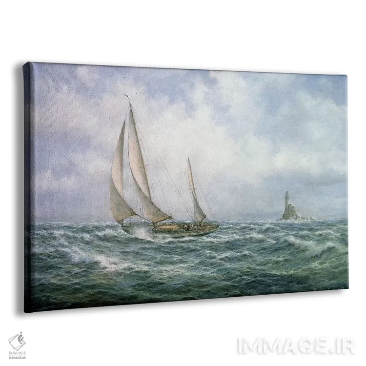 تابلو کنار فانوس دریایی فَستنت اثر ریچارد ویلیس - نمای پرسپکتیو محصول