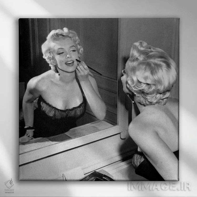 تابلو Marilyn Monroe,در صحنه فیلمبرداری، مرلین مونرو اثر رو دز آرشیو (آرشیو خیابان) - نمای روبهرو روی دیوار