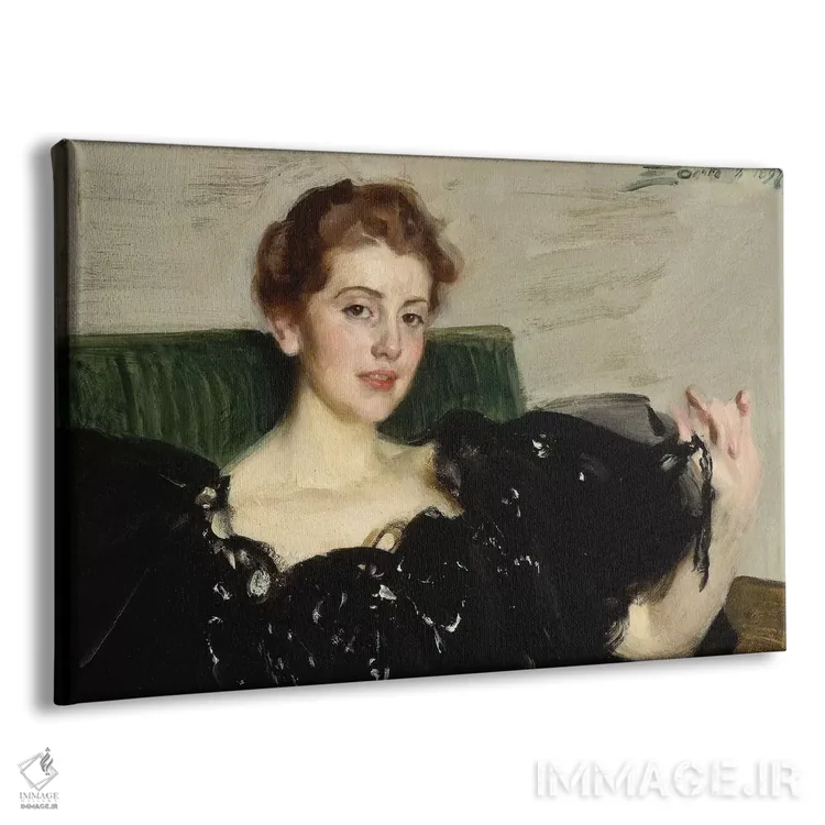 تابلو 1897,لوسی ترنر جوی، ۱۸۹۷ اثر اندرز لئونارد زورِن (نقاش سوئدی) - نمای پرسپکتیو محصول