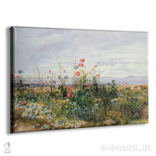 تابلو گلهای وحشی با نمایی از دوبلین و دانلری اثر اندرو نیکول - نمای پرسپکتیو محصول