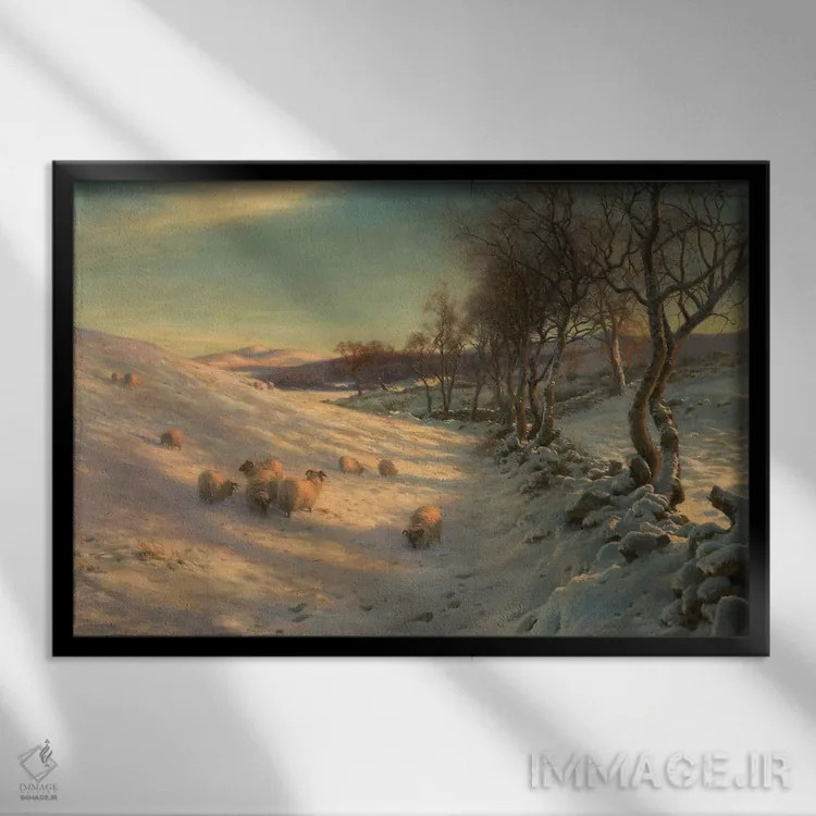 تابلو 1902,در هوای تازه، ۱۹۰۲ اثر جوزف فارکوارسون - نمای قابدار مشکی