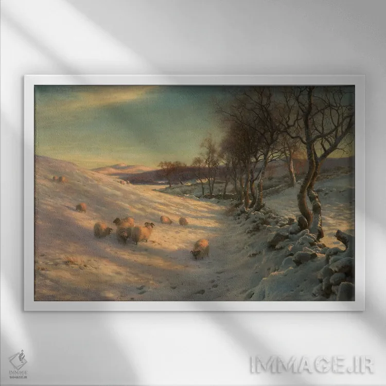 تابلو 1902,در هوای تازه، ۱۹۰۲ اثر جوزف فارکوارسون - نمای قابدار سفید