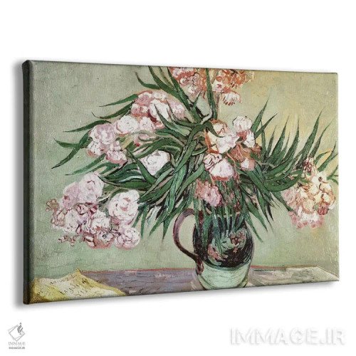 تابلو 1888,دفنههای وحشی و کتابها، ۱۸۸۸ اثر ونسان ون گوگ (نقاش مشهور هلندی پستامپرسیونیسم) - نمای پرسپکتیو محصول