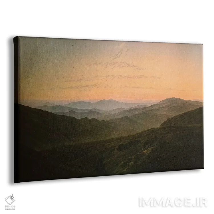 تابلو سپیدهدم اثر کاسپار داوید فریدریش (نقاش رمانتیک آلمانی) - نمای پرسپکتیو محصول