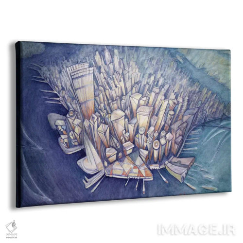 تابلو 1994,منهتن از بالا، ۱۹۹۴ اثر شارلوت جانسون وال - نمای پرسپکتیو محصول