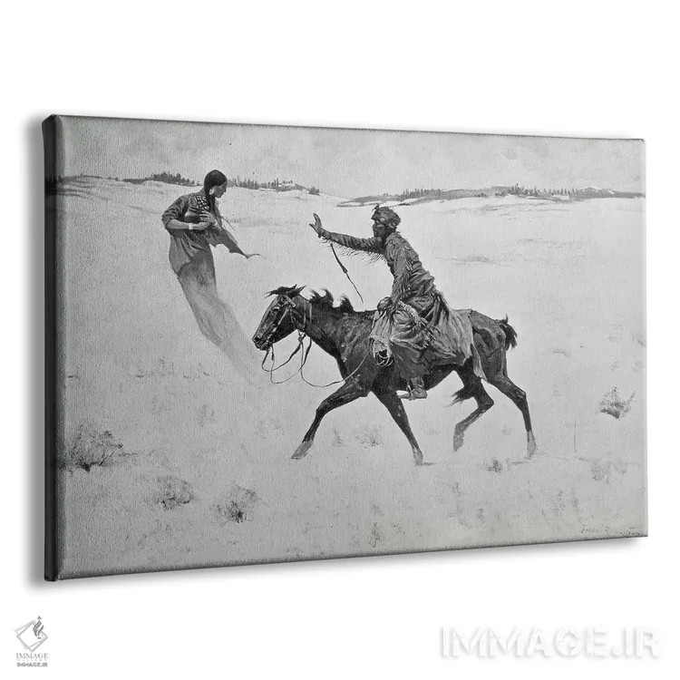 تابلو or The Vision,چگونه دستور شماره ۶ اجرا شد، یا رؤیا اثر فردریک رمینگتون (هنرمند آمریکایی غرب) - نمای پرسپکتیو محصول