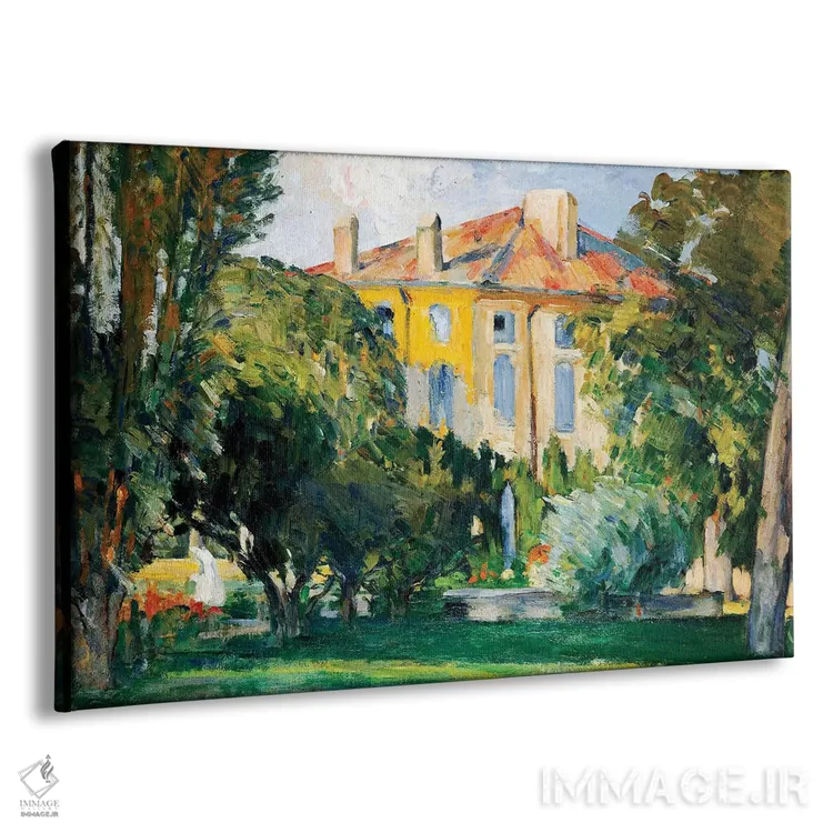 تابلو 1882-85,خانه در ژا د بوفان، ۱۸۸۲-۸۵ اثر پل سزان - نمای پرسپکتیو محصول