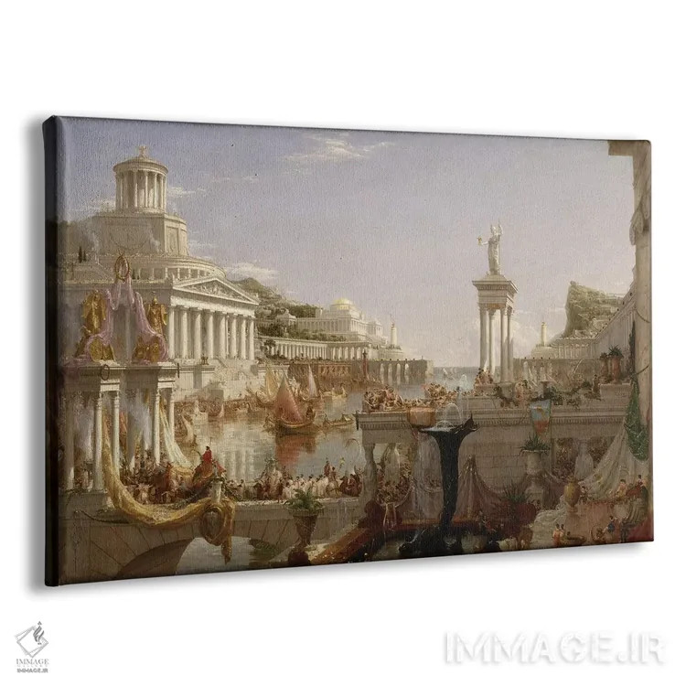تابلو c.1835-36,سیر امپراتوری: اوج امپراتوری، حدود ۱۸۳۵-۳۶ اثر توماس کول (نقاش آمریکایی سبک منظره) - نمای پرسپکتیو محصول