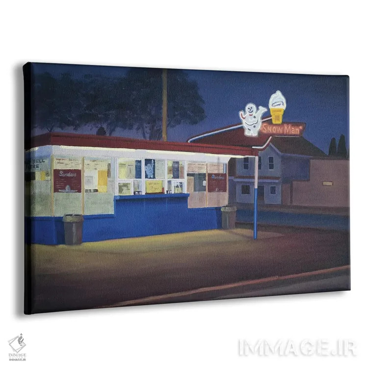 تابلو آخرین روز تابستان اثر دیوید آرسنو - نمای پرسپکتیو محصول