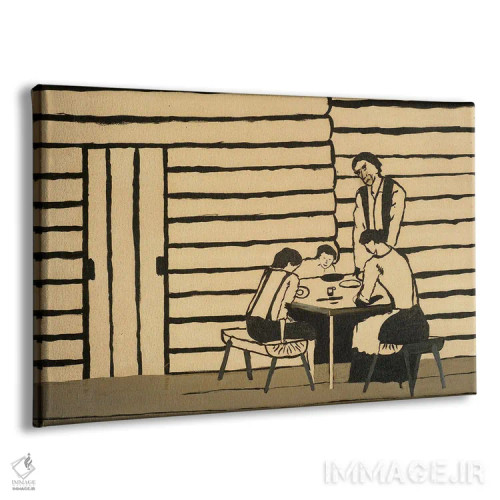 تابلو شام خانوادگی اثر هوریس پیپین - نمای پرسپکتیو محصول