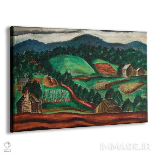 تابلو منظره جنوبی چهارم اثر مالوین گری جانسون - نمای پرسپکتیو محصول
