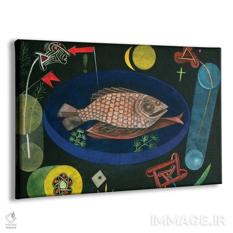 تابلو دور ماهی، ۱۹۲۶ اثر پل کله - نمای پرسپکتیو محصول