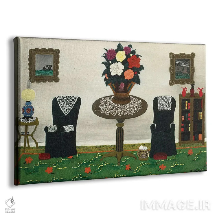 تابلو دکوراسیون داخلی دوره ویکتوریا دو اثر هوریس پیپین - نمای پرسپکتیو محصول