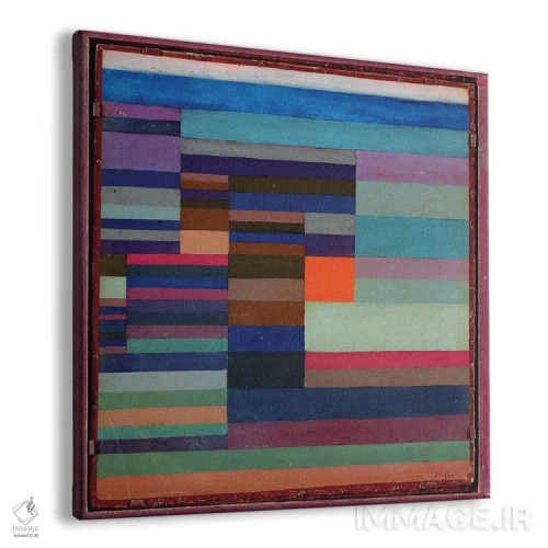 تابلو آتش در شامگاه، ۱۹۲۹ اثر پل کله - نمای پرسپکتیو محصول