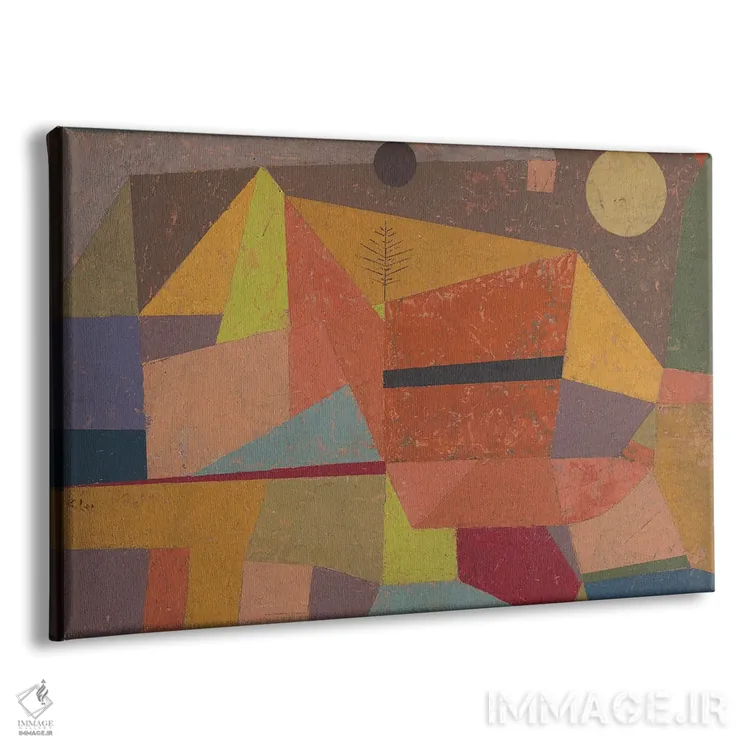 تابلو منظرهٔ کوهستانی شاد، ۱۹۲۹ اثر پل کله - نمای پرسپکتیو محصول